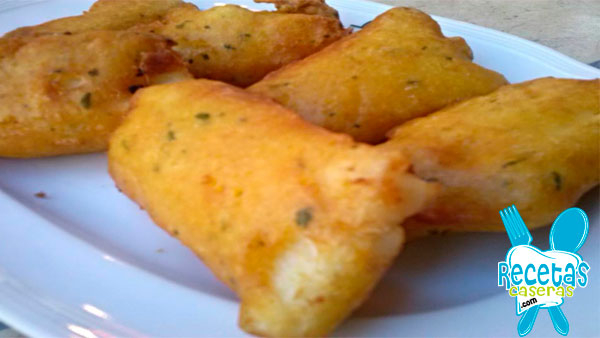 Pavías de bacalao