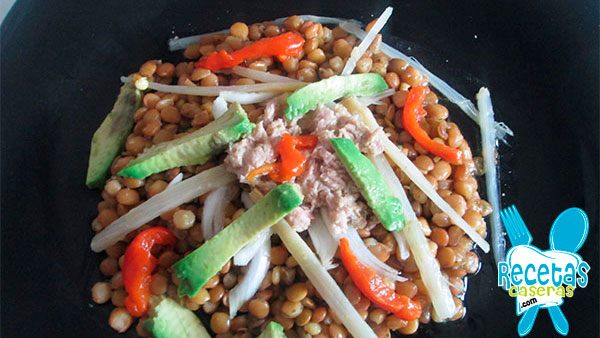 Ensalada de lentejas