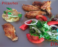Alitas-de-pollo-con-pure-de-patatas